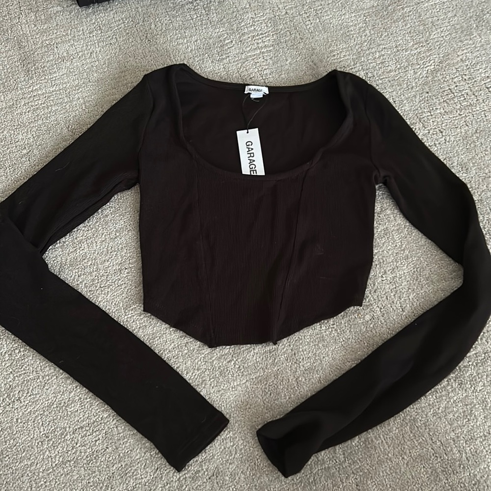 NWT garage corset style top